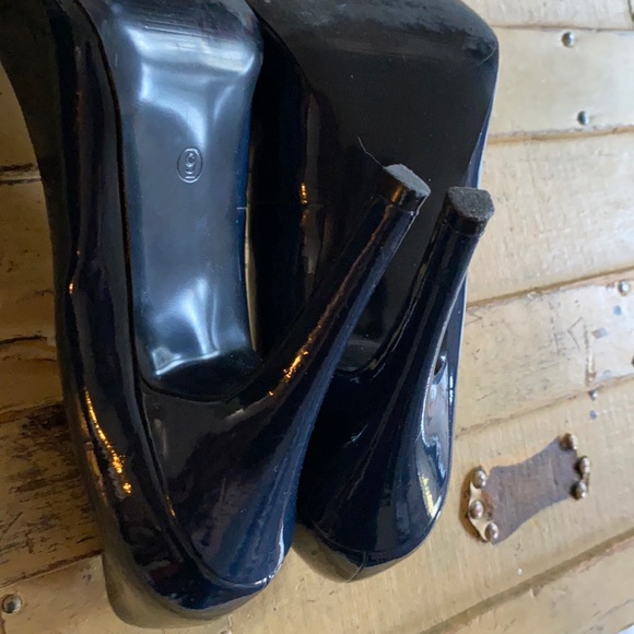 MOSSIMO TARGET VEGAN PATENT HIGH HEEL PUMPS 9 - Picture 9 of 14